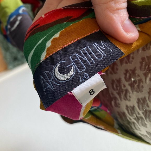 Argentum vintage limited run skort set in bright pattern - Picture 9 of 10